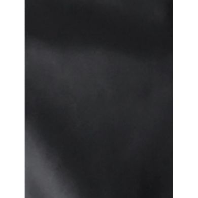 Women's Faux Leather Shirt Button Down Puffy Sleeve PU Jacket Blouse