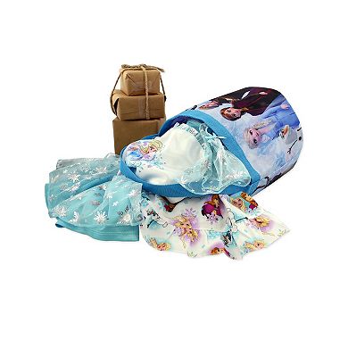 Frozen 2 Elsa Anna Girls Collapsible Bucket Tote Bag