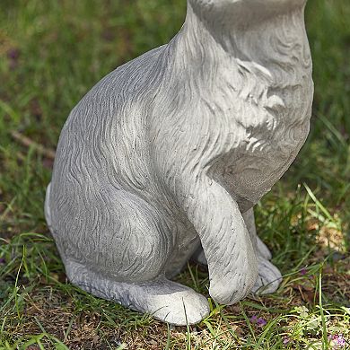 Glitzhome Vivid and Interesting Shape MGO Sitting Rabbit Garden Statue