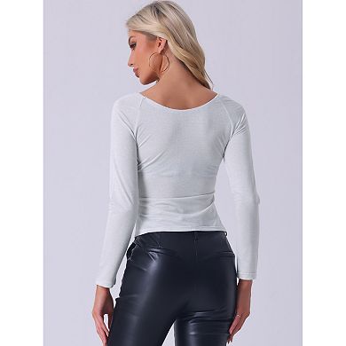 Women's Top Long Sleeve Pullover Casual Shirts Blouses Tops