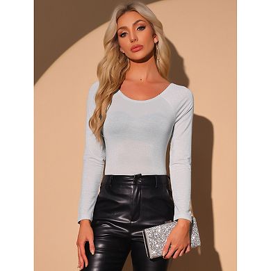 Women's Top Long Sleeve Pullover Casual Shirts Blouses Tops