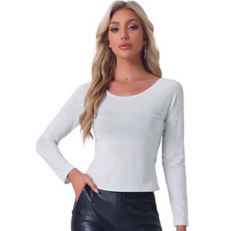 Women's Top Long Sleeve Pullover Casual Shirts Blouses Tops