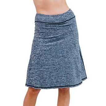 Women's Knee Length Lycra® Sport Skirt With Attached 10" Leggings