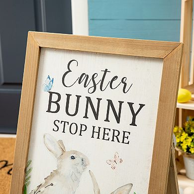 Glitzhome 24"H Easter Creative Wooden Porch Sign / Standing Décor