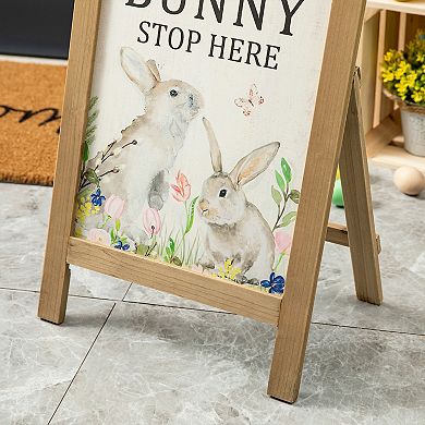 Glitzhome 24"H Easter Creative Wooden Porch Sign / Standing Décor