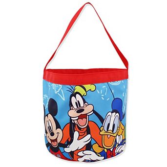 Mickey and Friends Collapsible Nylon Basket Tote Bag