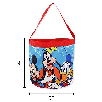 Mickey and Friends Collapsible Nylon Basket Tote Bag