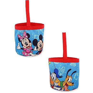 Mickey and Friends Collapsible Nylon Basket Tote Bag