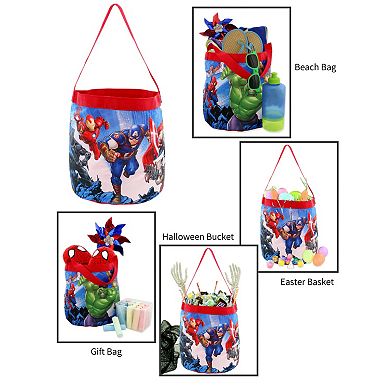 Marvel Avengers Collapsible Bucket Tote Bag