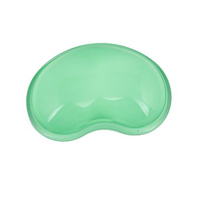 Clear Green Soft Heart Shape Gel Wrist Rest Computer Laptop Mouse Pad