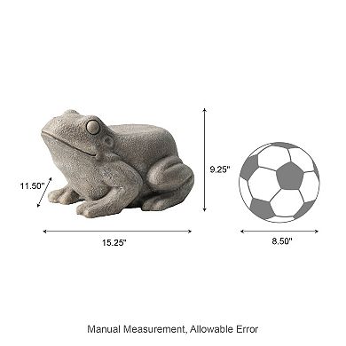 Glitzhome Versatile MGO Snail Garden Statue with Sculptural Design