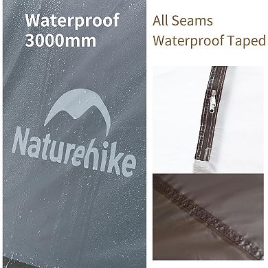 Naturehike Camping Tent, 60S Easy Setup Instant Tent Pop-up Tent, Waterproof Large Tents.