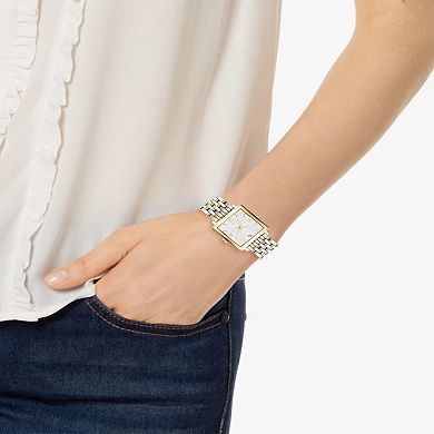 Jessica Carlyle Women's Two Tone Analog Watch & Bracelet Set