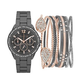 Jessica Carlyle Women's Analog Watch & Bracelet Set