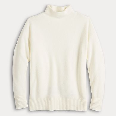 Women's Nine West Soft Funnel Neck Relaxed Sweater