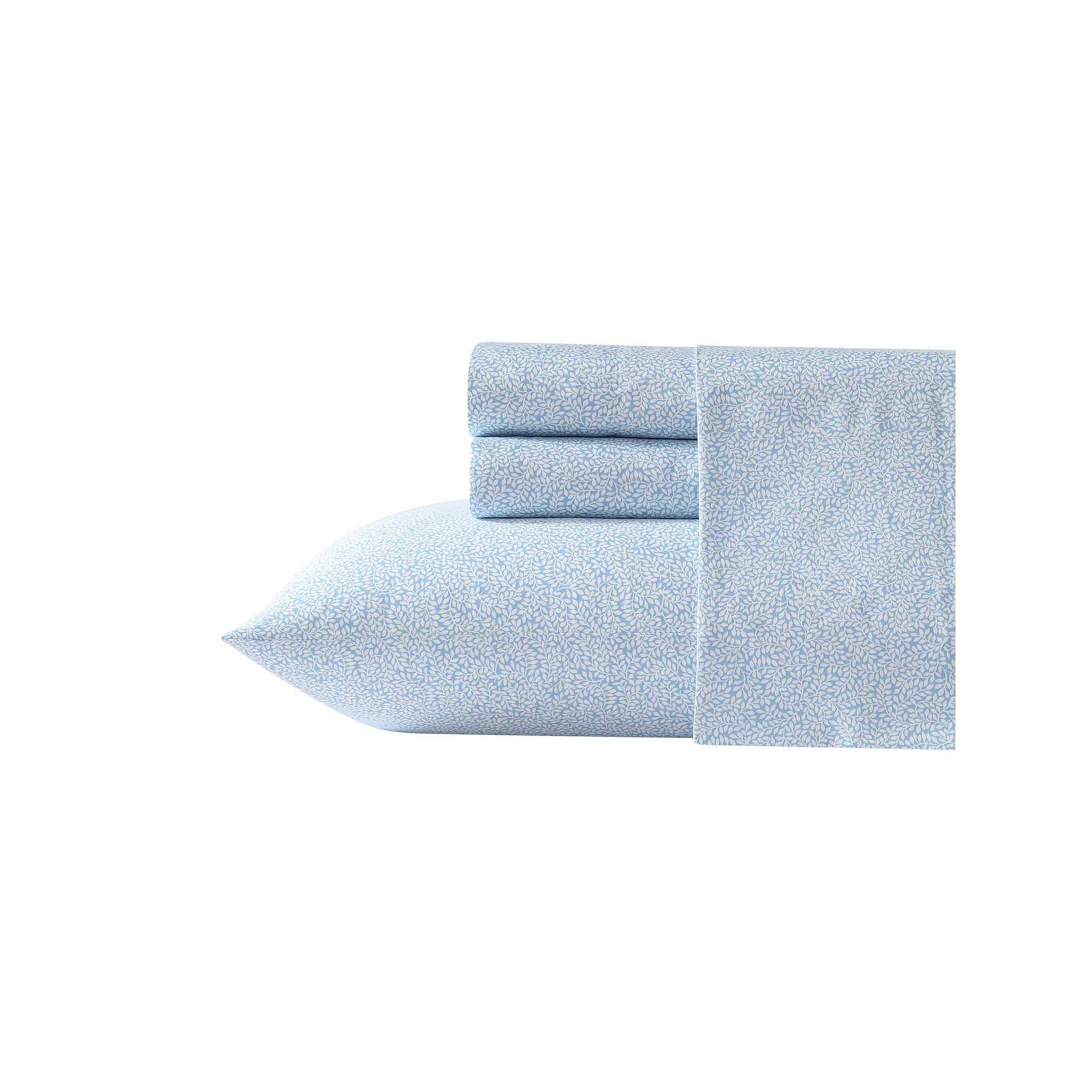 Laura Ashley Leanna Sheet Set with Pillowcases, Blue