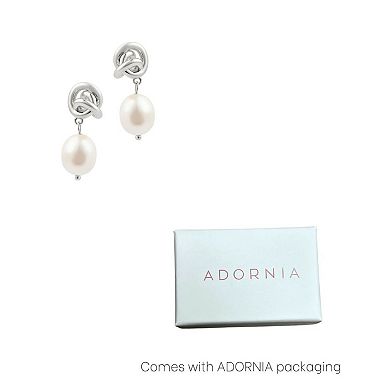Adornia Freshwater Cultured Pearl Knot Earrings