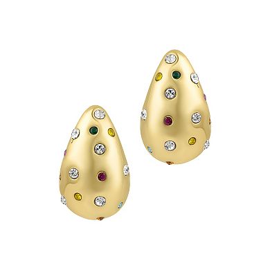 Adornia Multicolor Crystal Teardrop Earrings