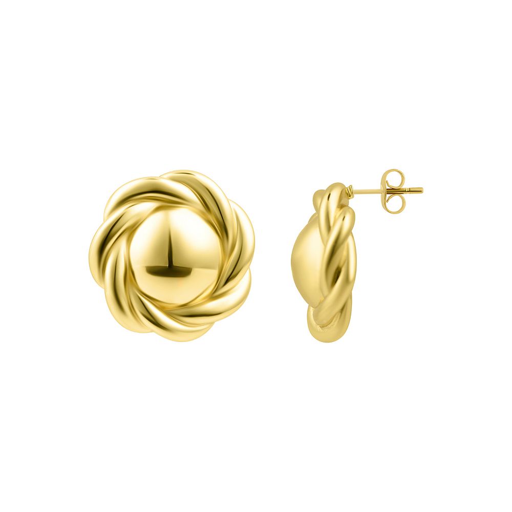 Earrings Circle Rope Stud Waterproof main image 1