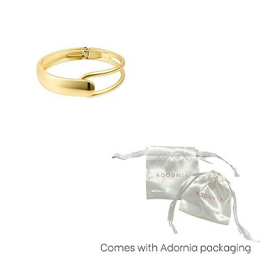 Adornia Overlapping Open Cuff Bracelet