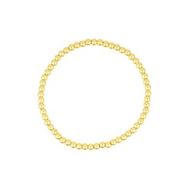 Adornia Stretch Ball Trio Bracelet Set