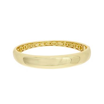 Juvell 18k Gold Plated High Polish Bangle Bracelet