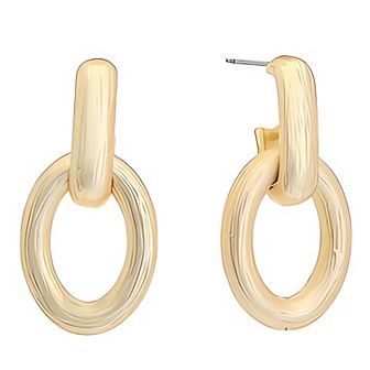 Juvell 18k Gold Plated Doorknocker Earrings