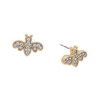 Juvell 18k Gold Plated Cubic Zirconia Stud Earrings