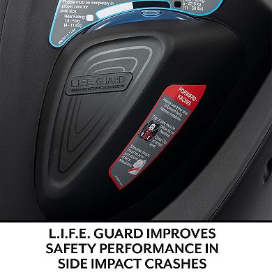 Evenflo Revolve360 Slim 2-in-1 Rotational Car Seat with SensorSafe