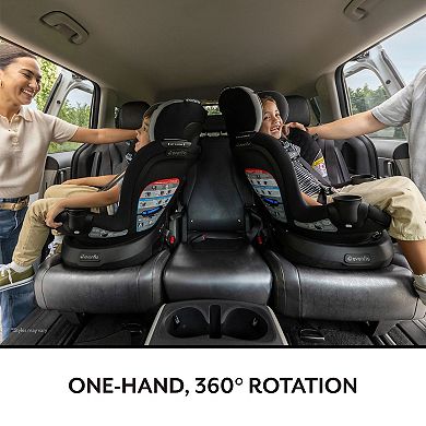 Evenflo Revolve360 Slim 2-in-1 Rotational Car Seat with SensorSafe