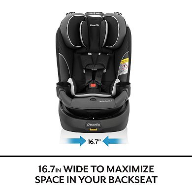 Evenflo Revolve360 Slim 2-in-1 Rotational Car Seat with SensorSafe