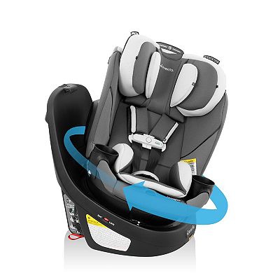 Evenflo Revolve360 Slim 2-in-1 Rotational Car Seat with SensorSafe
