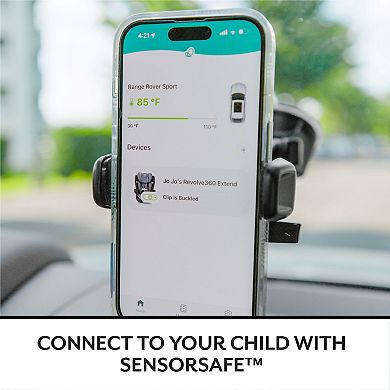 Evenflo Revolve360 Extend All-in-One Rotational Car Seat with SensorSafe