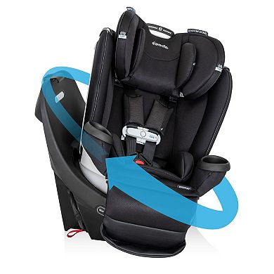 Evenflo Revolve360 Extend All-in-One Rotational Car Seat with SensorSafe