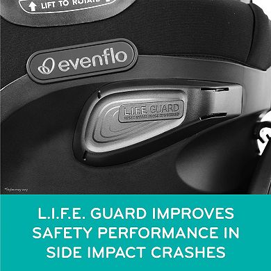 Evenflo Revolve360 All-in-One Rotational Car Seat with Quick Clean Cover