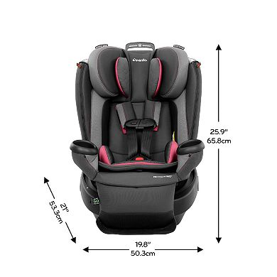 Evenflo Revolve360 All-in-One Rotational Car Seat with Quick Clean Cover