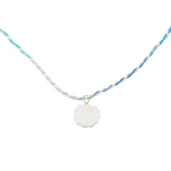 LC Lauren Conrad White Cord White Shell Necklace