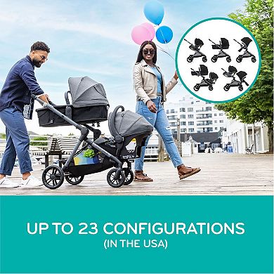 Evenflo Pivot Xpand Modular Travel System with LiteMax Car Seat