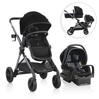 Evenflo Pivot Xpand Modular Travel System with LiteMax Car Seat
