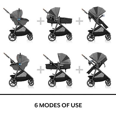 Evenflo Shyft Intuiti+ Travel Stroller