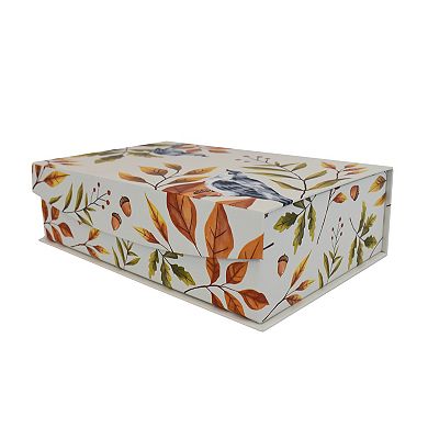 Celebrate Together Fall Bird Hinge Paper Box Table Decor