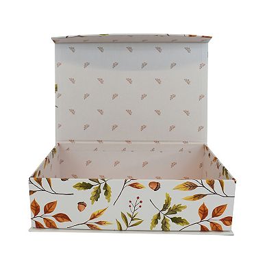 Celebrate Together Fall Bird Hinge Paper Box Table Decor