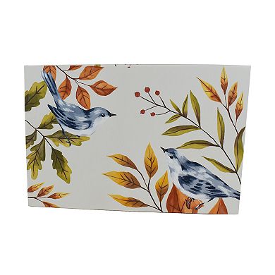 Celebrate Together Fall Bird Hinge Paper Box Table Decor
