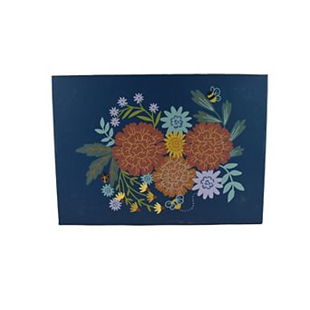 Celebrate Together™ Fall Medium Floral Hinge Paper Box