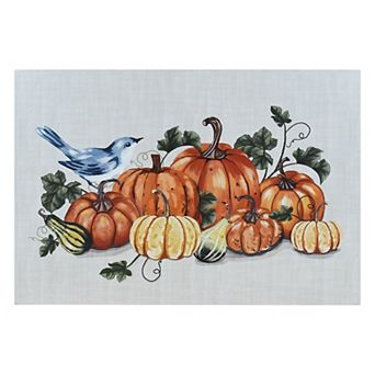 Celebrate Together™ Fall Large Bird and Pumpkin Hinge Paper Box