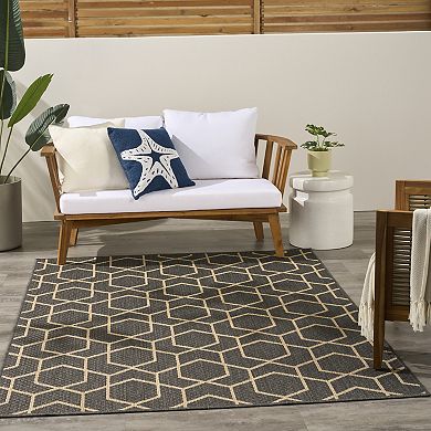 Nourison Horizon Indoor / Outdoor Geometric Area Rug