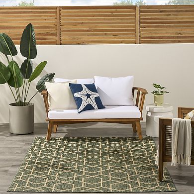 Nourison Horizon Indoor / Outdoor Geometric Area Rug