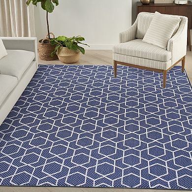 Nourison Horizon Indoor / Outdoor Geometric Area Rug
