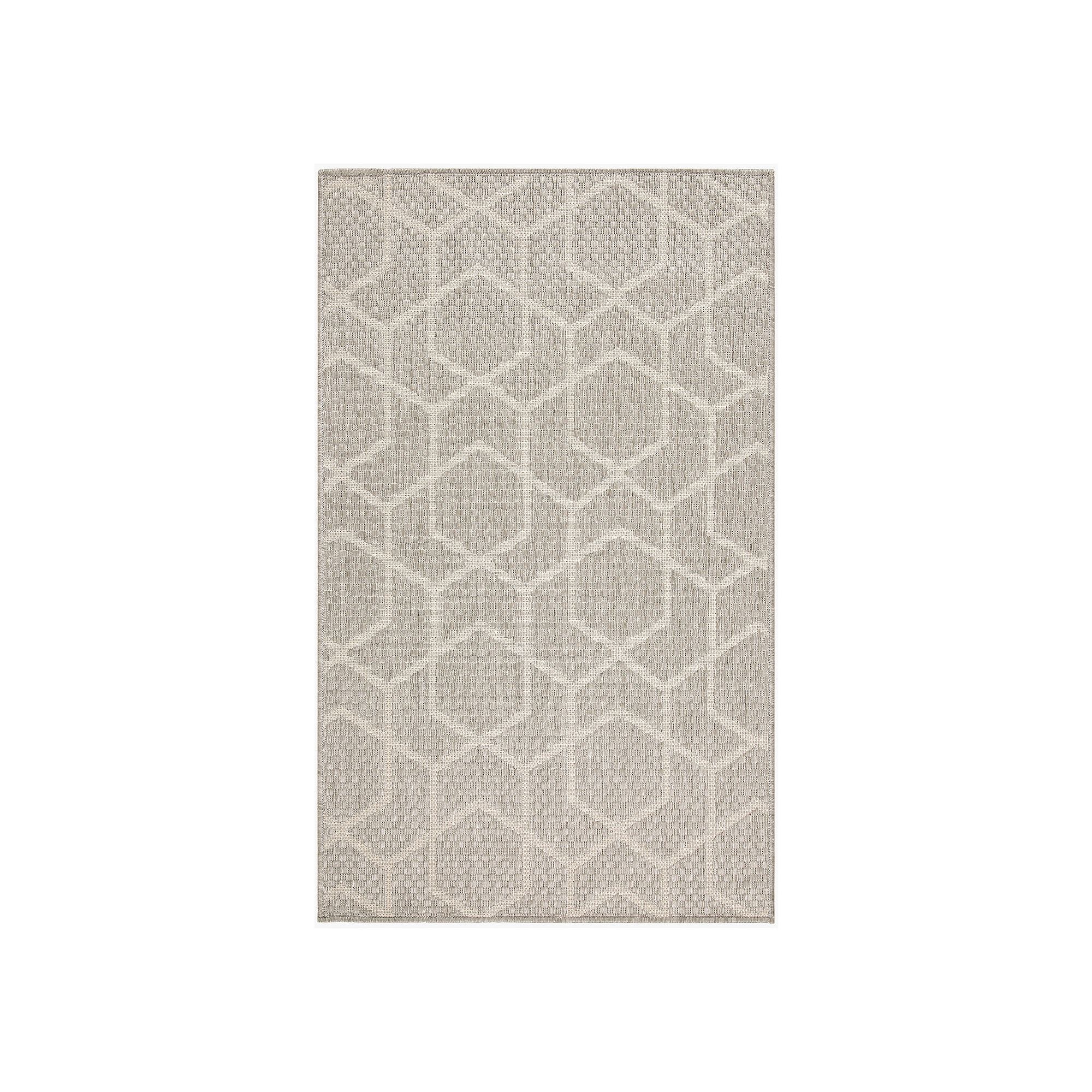 Nourison Horizon Indoor / Outdoor Geometric Area Rug, Gray
