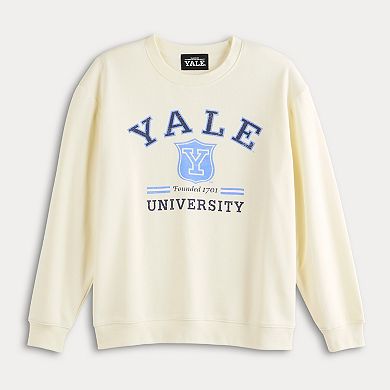 Juniors' Threads of Luxx Yale University Crewneck Pullover Sweatshirt